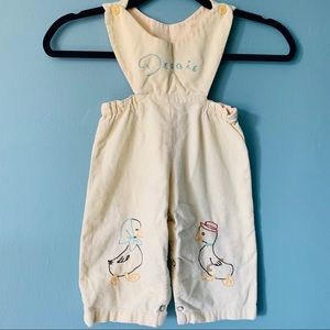 Vintage Overalls Handstiched